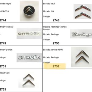 Insignias Citroën