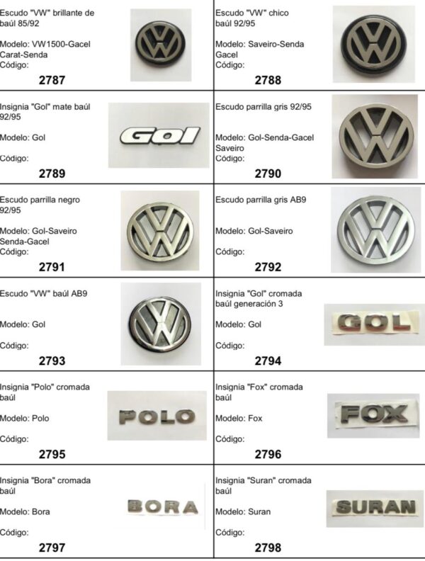 Insignias Volkswagen